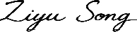 Ziyu Song signature